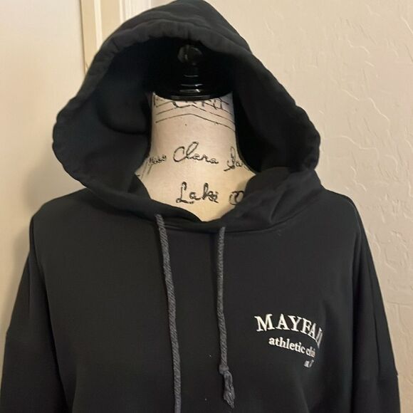 The Mayfair Group Black Mayfair Athletic Group Graphic Hoodie Sweatshirt - Picture 4 of 9